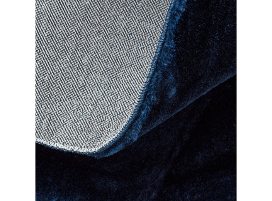 Kusový koberec Visco Rabbit Dark blue 10 kruh