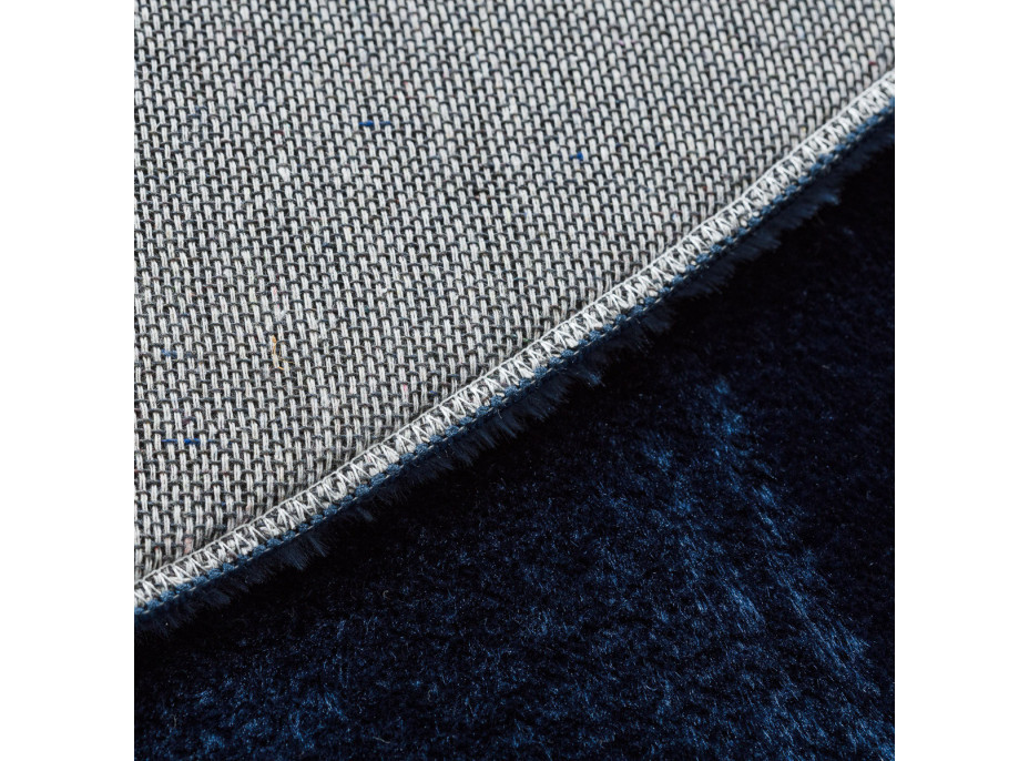 Kusový koberec Visco Rabbit Dark blue 10 kruh