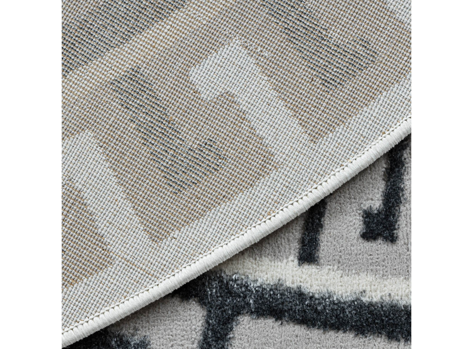 Kusový koberec Allure 1960 white/grey kruh