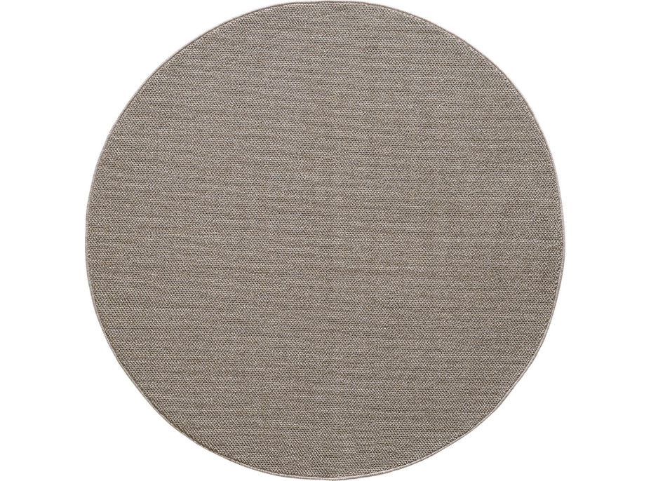 Kusový koberec Loom 4300 Brown kruh