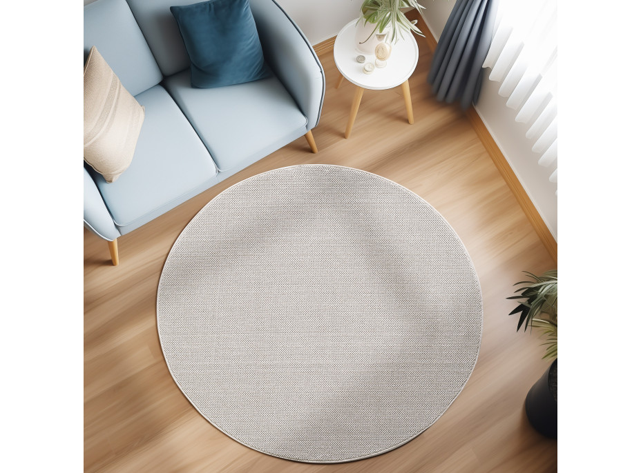 Kusový koberec Loom 4300 Cream kruh