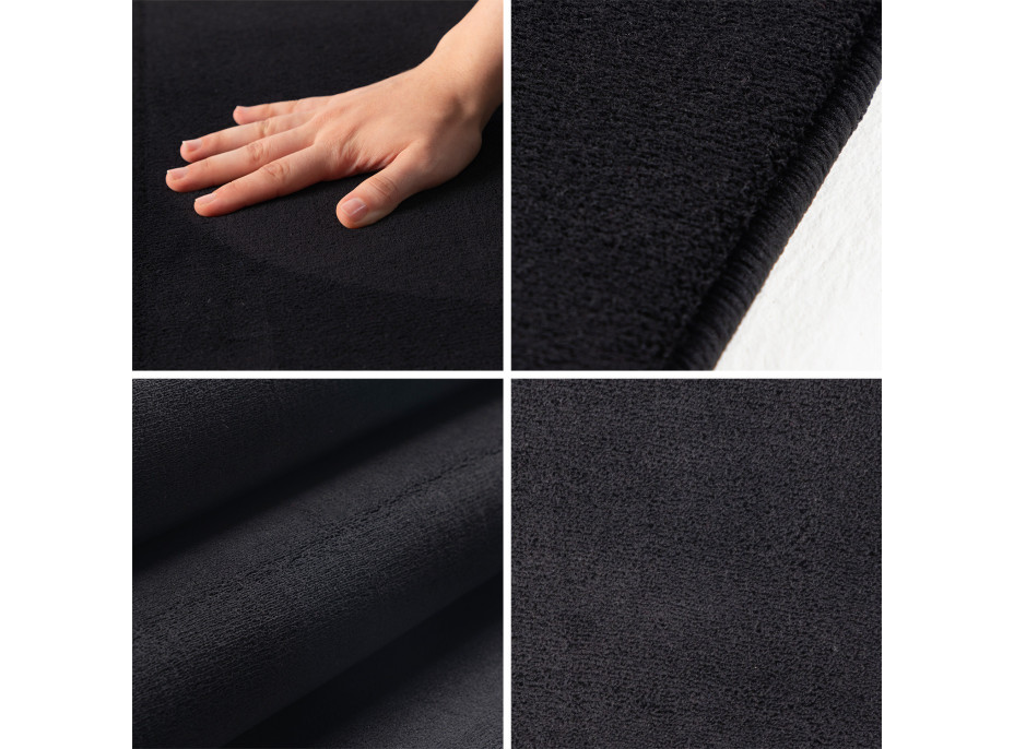 Kusový koberec Sky 5400 Black kruh