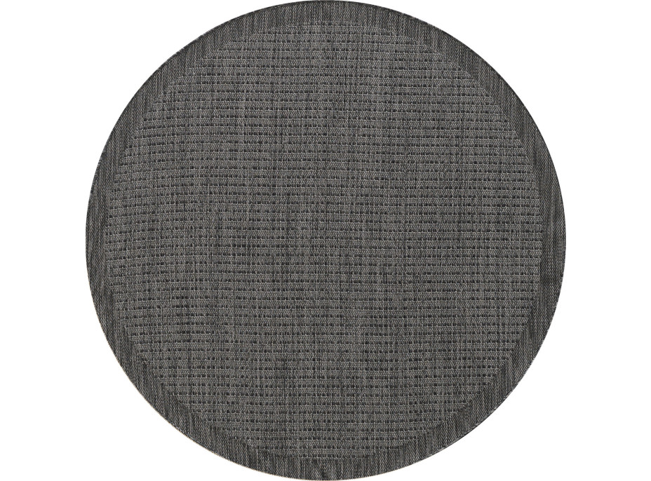 Kusový koberec Giza 1410 Black kruh