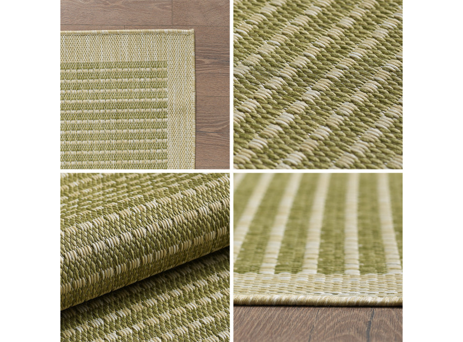 Kusový koberec Giza 1410 Green kruh