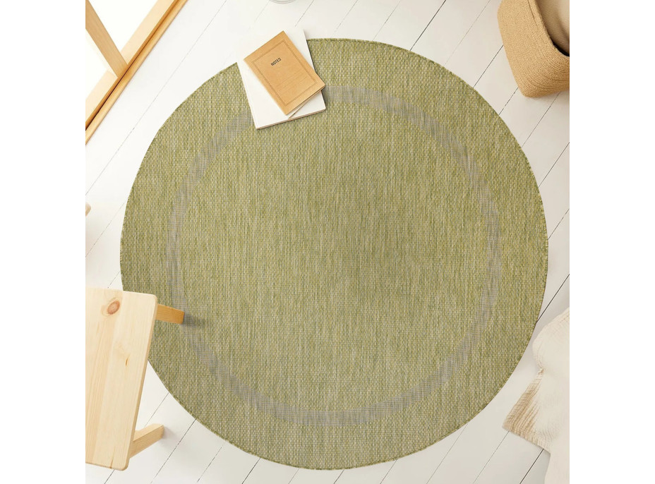 Kusový koberec Relax 4311 Green kruh
