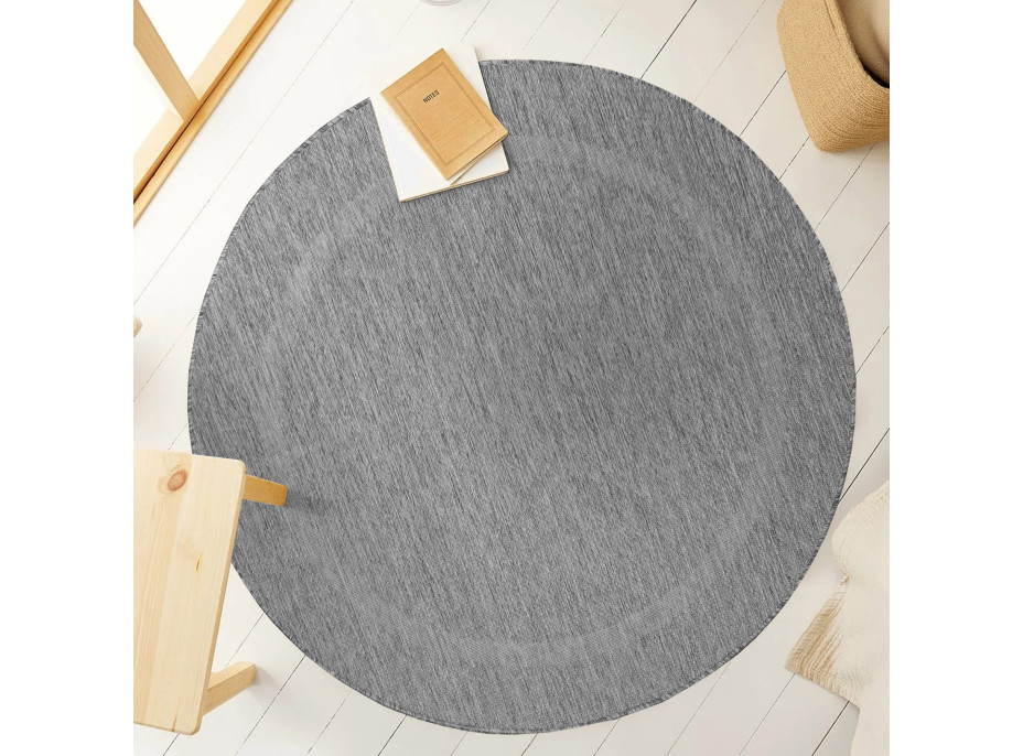 Kusový koberec Relax 4311 Grey kruh