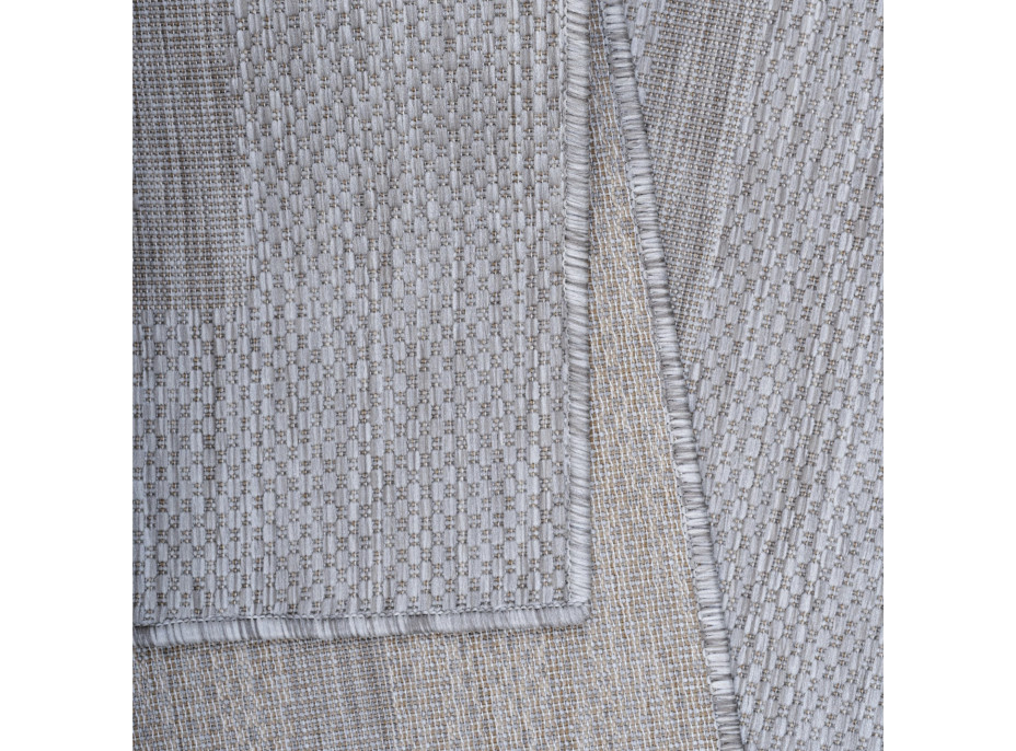 Kusový koberec Relax 4311 Silver kruh