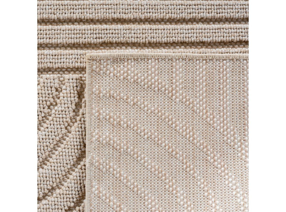 Kusový koberec Helix 2201 beige kruh