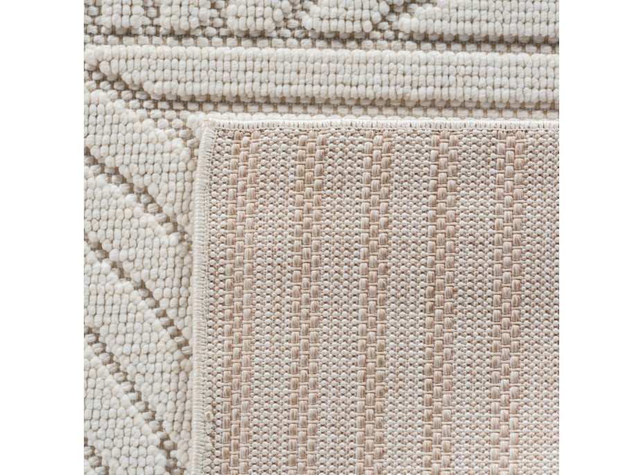 Kusový koberec Helix 2201 cream kruh