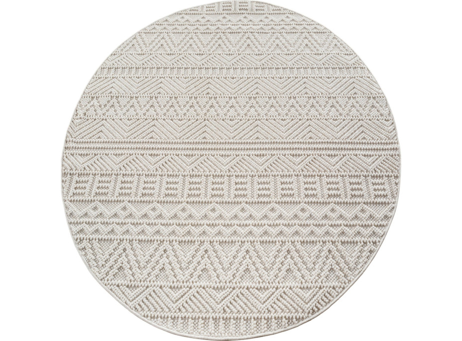 Kusový koberec Helix 2202 cream kruh