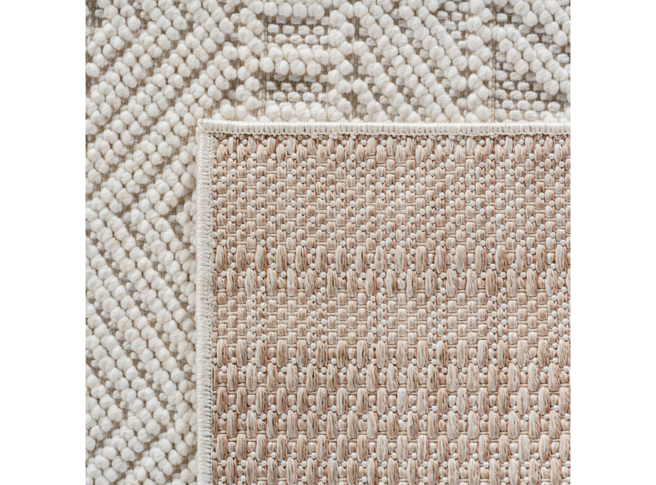 Kusový koberec Helix 2202 cream kruh