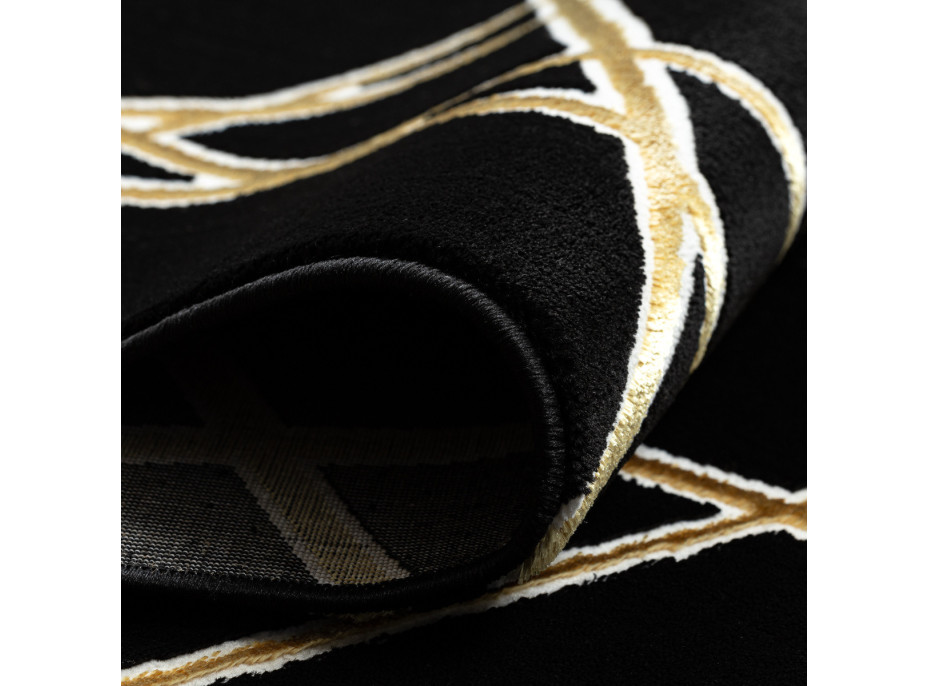 Kusový koberec Allure 1964 black/gold