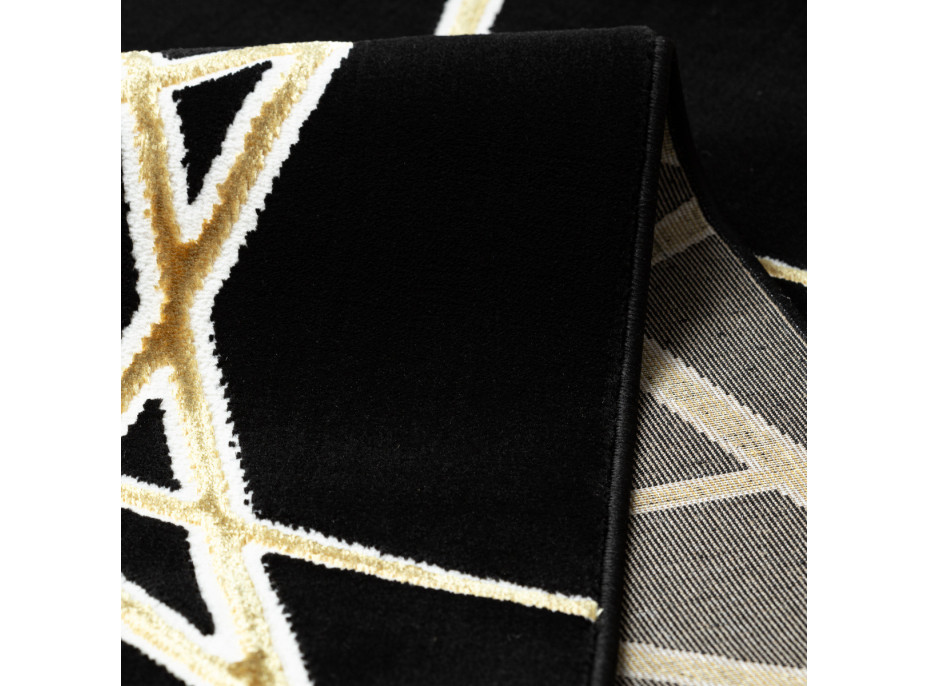 Kusový koberec Allure 1964 black/gold