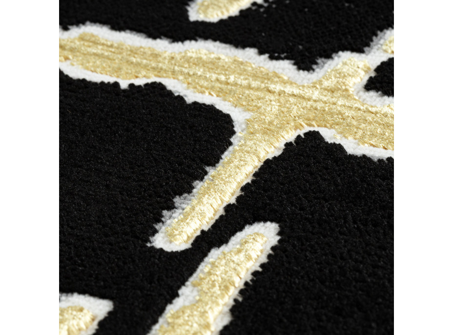 Kusový koberec Allure 1967 black/gold