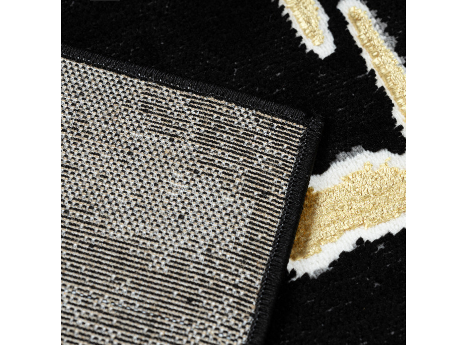 Kusový koberec Allure 1967 black/gold