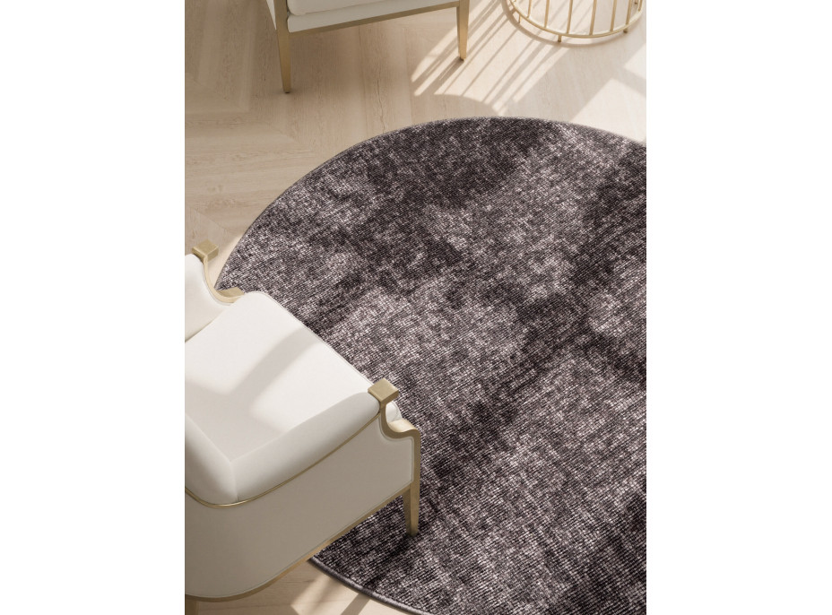 Kusový koberec Brilliance Prisma 106311 Brown z kolekce Elle kruh