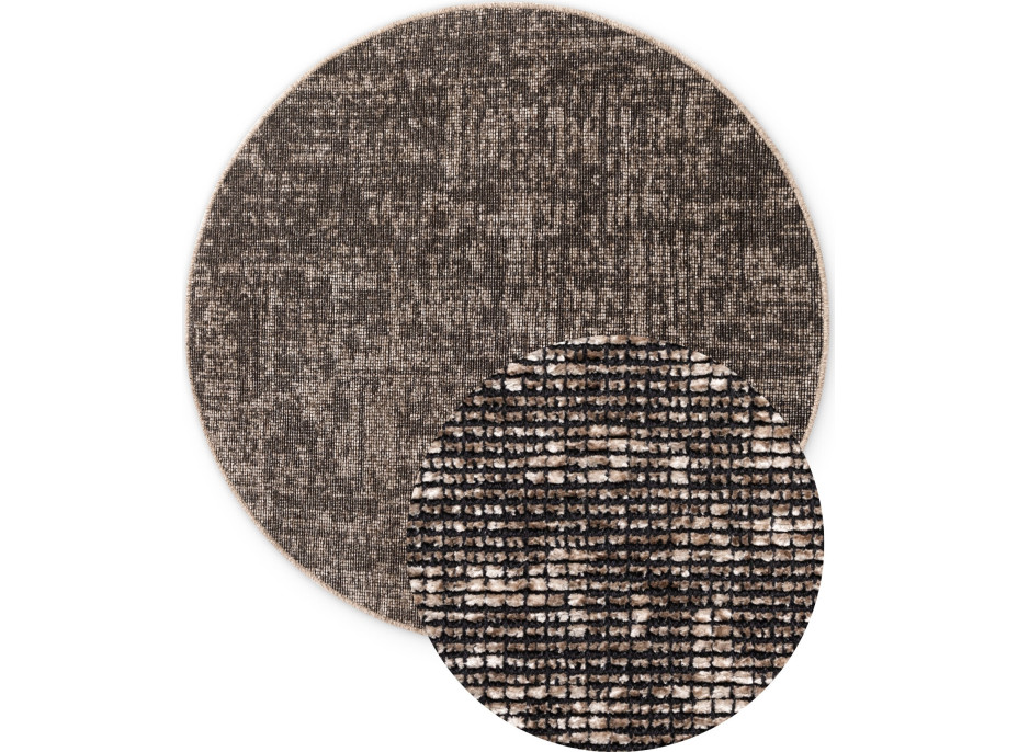 Kusový koberec Brilliance Prisma 106312 Beige z kolekce Elle kruh