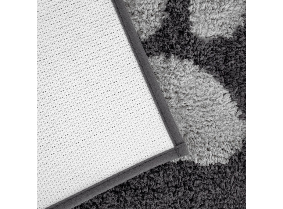 Koberec pro psy SOFT SHAGGY PAW - 45x70 cm - grafitový