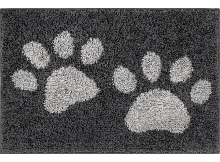 Koberec pro psy SOFT SHAGGY PAW - 60x90 cm - grafitový