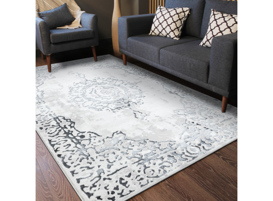 Kusový koberec Allure 1961 white/grey