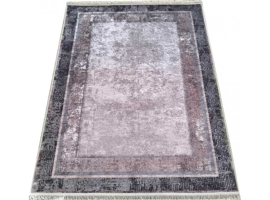 Kusový koberec HONOR New - Frame - šedý