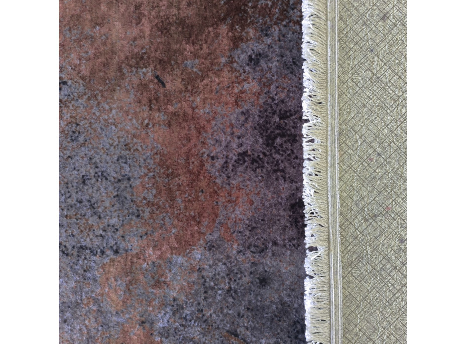 Kusový koberec HONOR New - Edge - tmavě šedý/hnědý