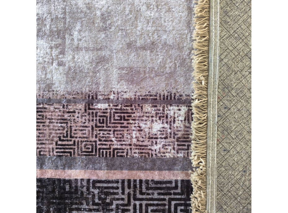 Kusový koberec HONOR New - Frame - šedý