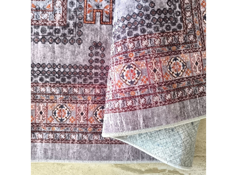 Kusový koberec HONOR New - Etno - šedý