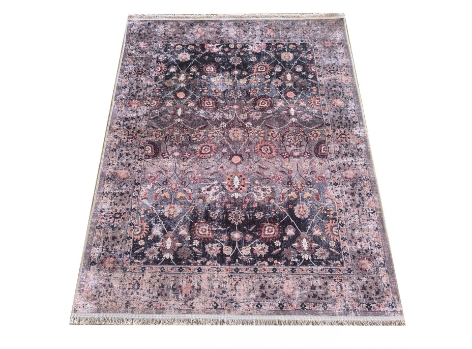 Kusový koberec HONOR New - Fragments - hnědý/šedý