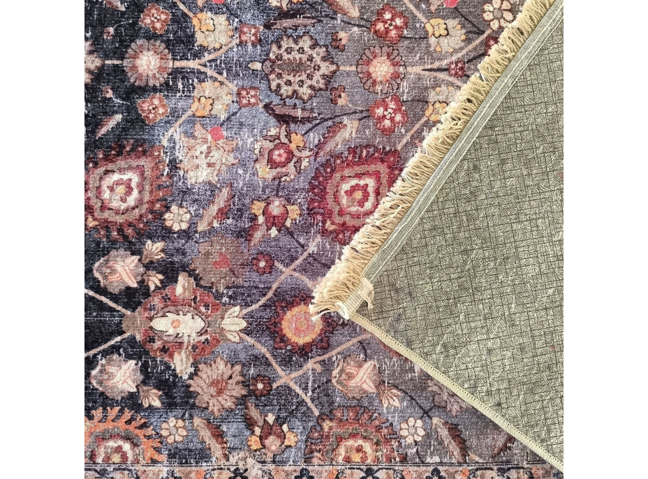 Kusový koberec HONOR New - Fragments - hnědý/šedý