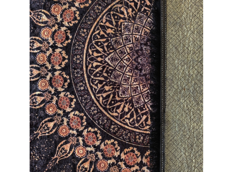 Kusový koberec HONOR New - Mandala - tmavě modrý/fialový