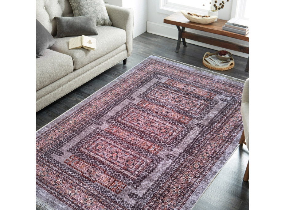 Kusový koberec HONOR New - Etno - šedý