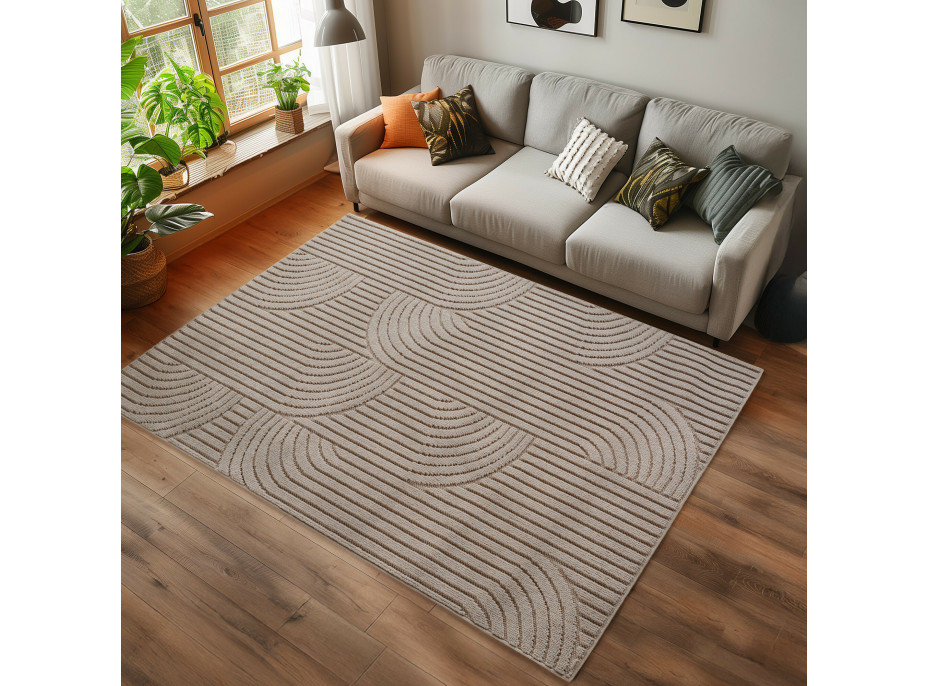 Kusový koberec Helix 2201 beige