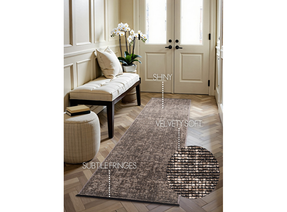 Běhoun Brilliance Prisma 106312 Beige z kolekce Elle