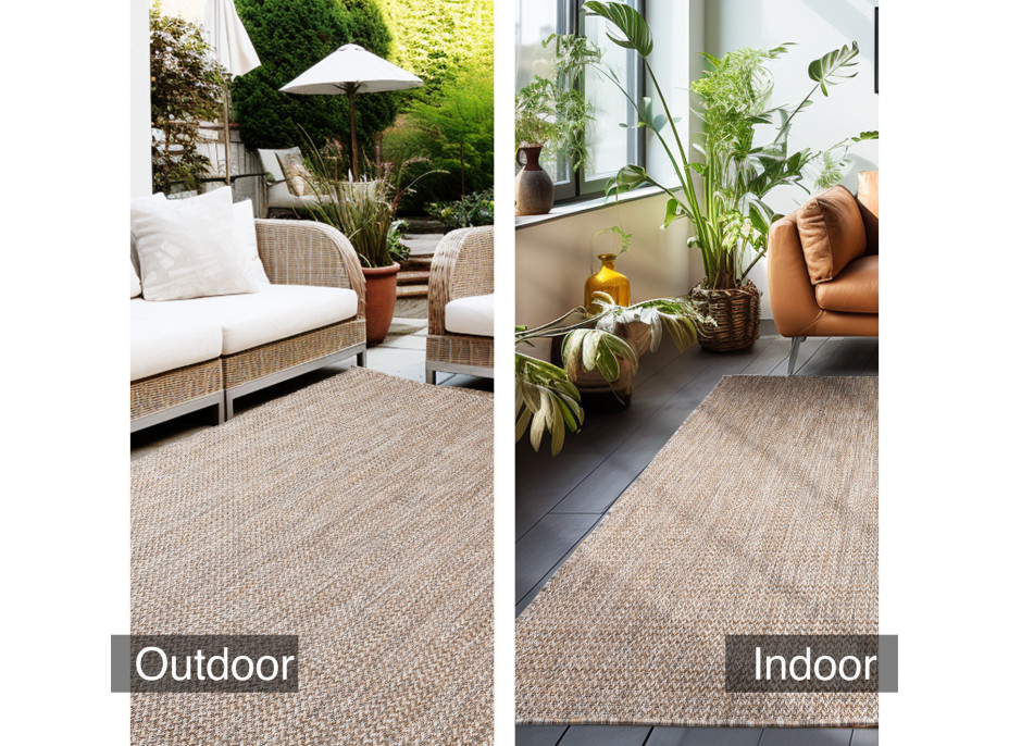 Kusový koberec Zagora 4511 Beige – na ven i na doma