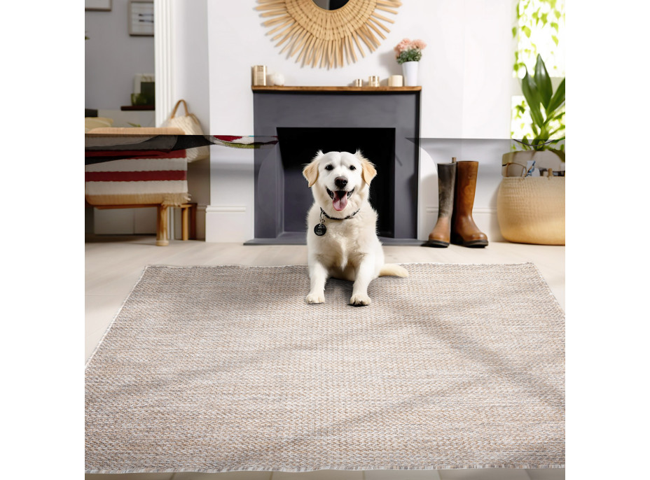 Kusový koberec Zagora 4511 Beige – na ven i na doma