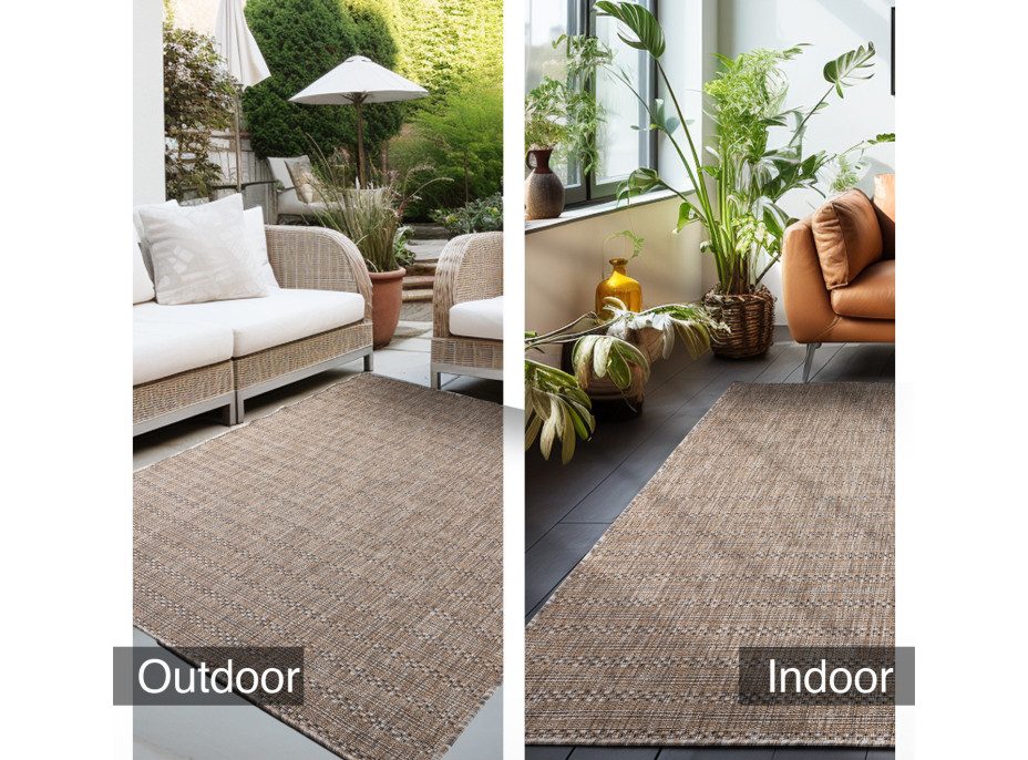 Kusový koberec Zagora 4513 Beige – na ven i na doma