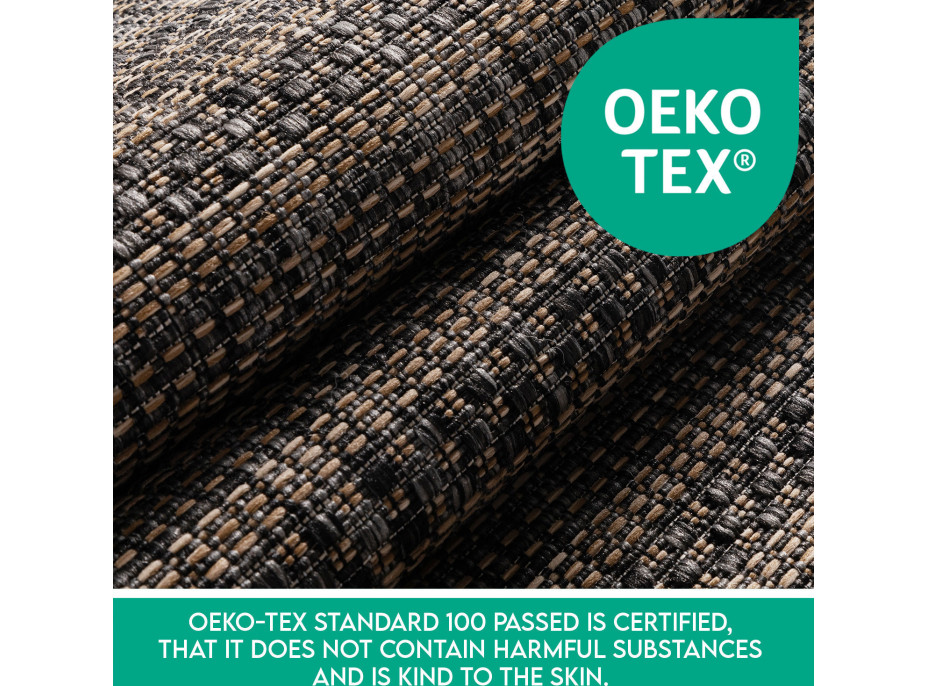 Kusový koberec Zagora 4513 Black – na ven i na doma