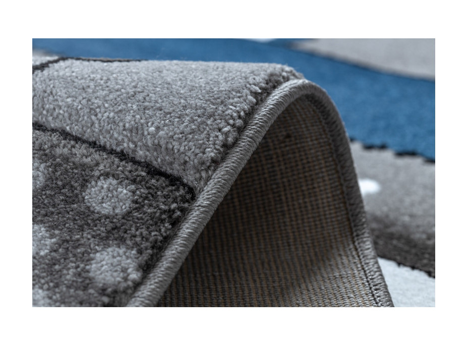 Dětský kusový koberec Petit Farm animals blue, 120x170 cm