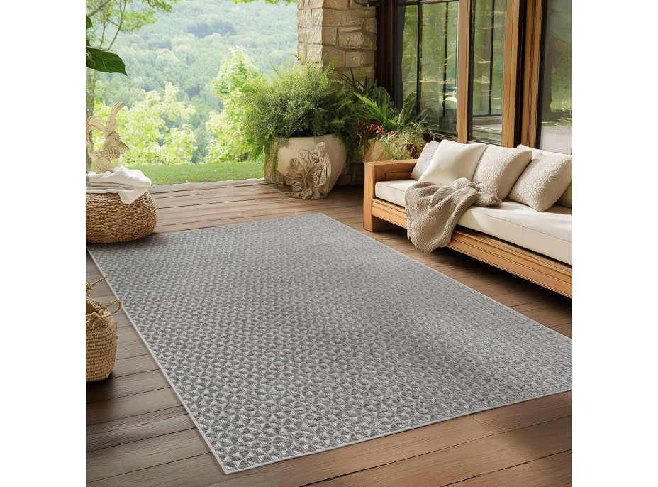 Kusový koberec Ibiza 1903 grey - na ven i na doma