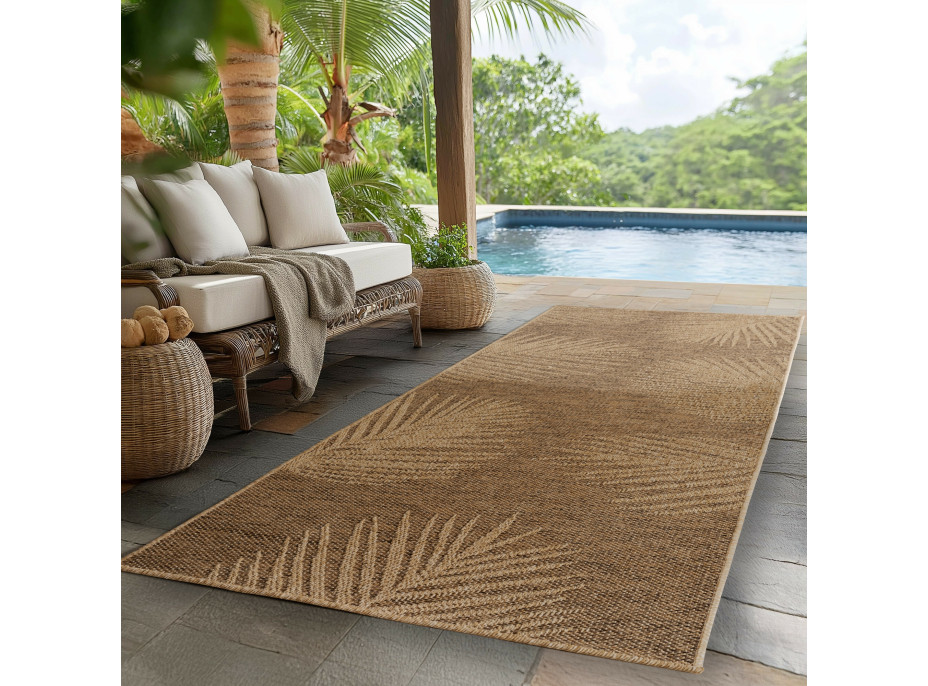 Kusový koberec Timber 1403 brown - na ven i na doma