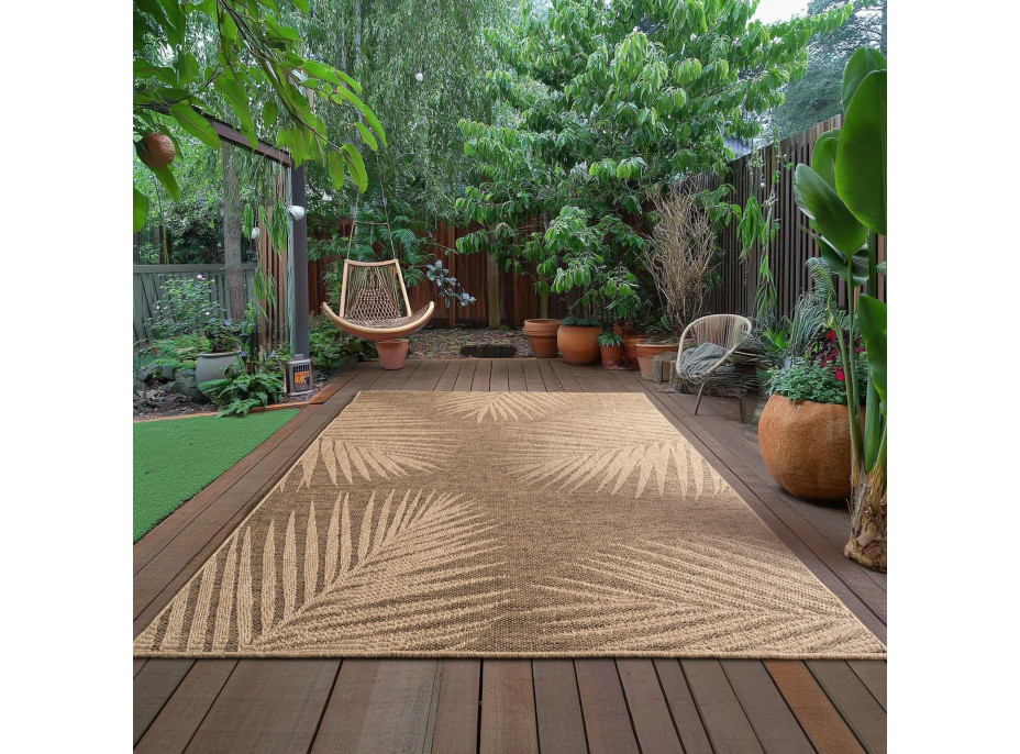 Kusový koberec Timber 1403 brown - na ven i na doma