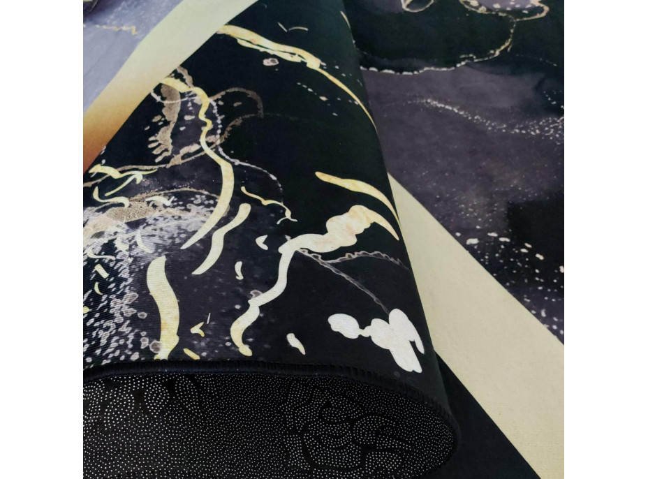 Kusový koberec Black&Gold - Noldo, 60x100 cm