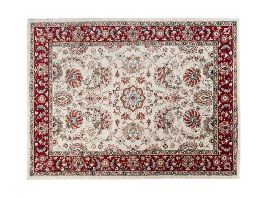 Kusový koberec DUBAI kilim - bílý/červený