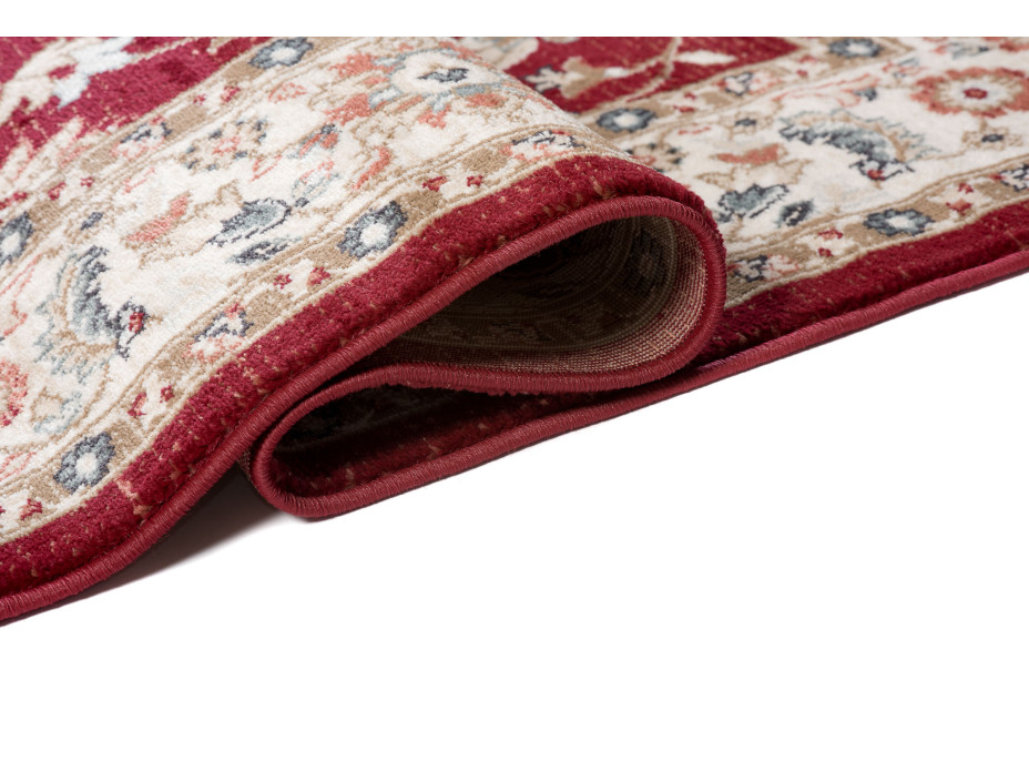 Kusový koberec DUBAI kilim - červený/béžový