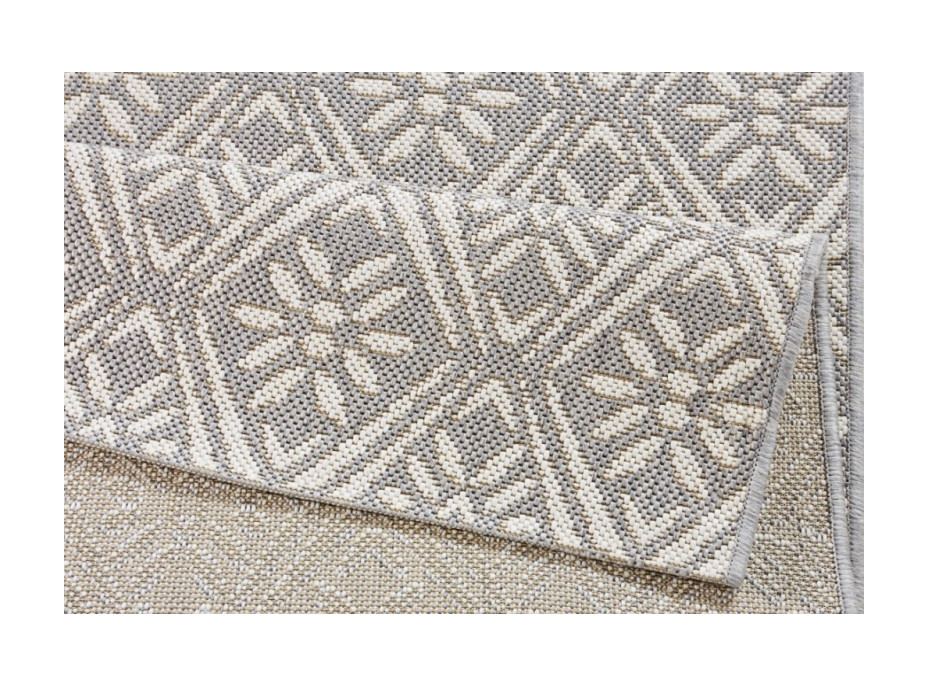 Běhoun Soho 102799 grey-Creme 80x200 cm