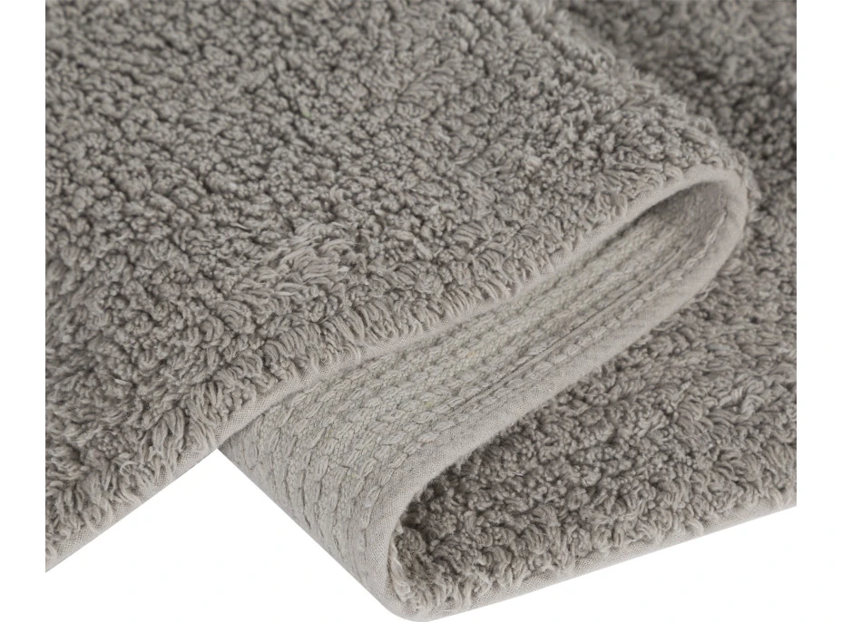 Ručně tkaný kusový koberec Tricolor Polka Dots Grey-Pink